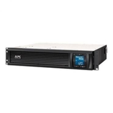 Smart-UPS SMC1000I-2UC, räkkiasennettava UPS-laite, 2U, 1000VA, musta/harmaa