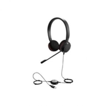 EVOLVE 20 MS Stereo -kuulokkeet mikrofonilla, USB, musta