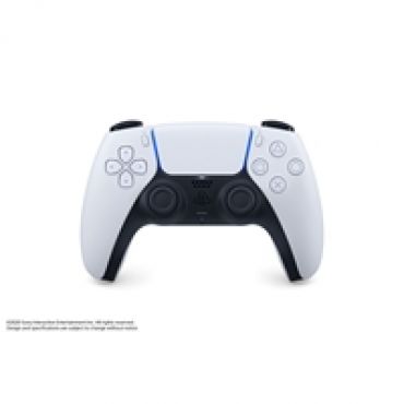 PS5 DualSense White, langaton peliohjain, valkoinen/musta