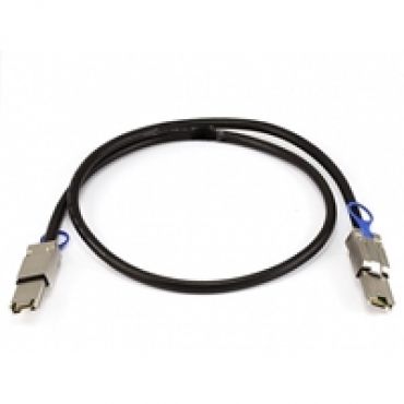 Mini SAS SFF-8088 -> SFF-8088 -kaapeli, 1m, musta