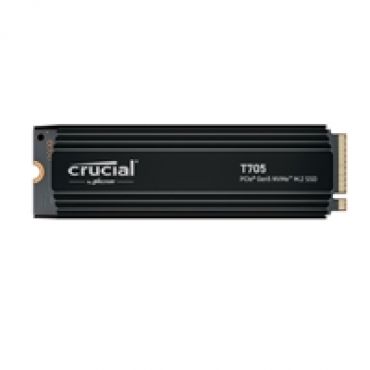 4TB T705 PCIe Gen5 NVMe SSD with heatsink, M.2 2280, 14 100/12 600 MB/s
