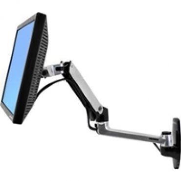=34" LX Wall Monitor Arm, -seinäteline näytölle, kiilloitettu alumiini