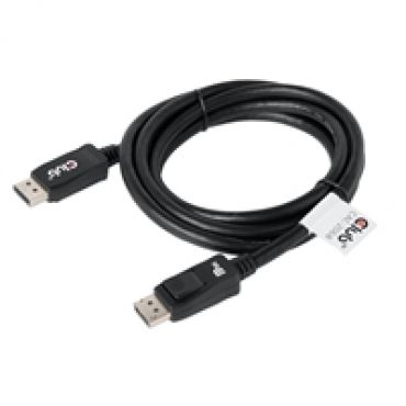 DisplayPort 1.4 -näyttökaapeli, HBR3, 2m, musta