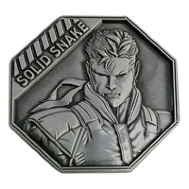 Metal Gear Solid Collectable Coin Solid Snake Limited Edition -keräilykolikko