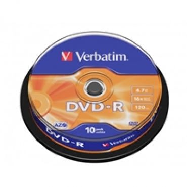 DVD-R 4,7GB/120min, 16x, spindle, 10kpl