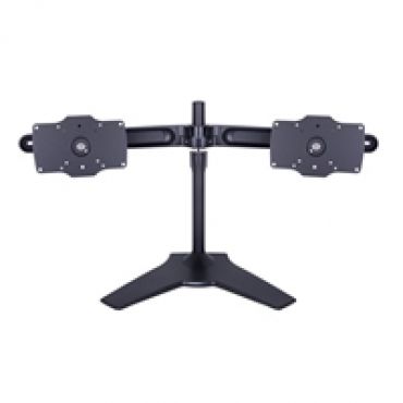 24-32" x2 M VESA Desktopmount Dual Stand, -pöytäteline kahdelle näytölle, musta