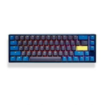 One 3 SF Daybreak, mekaaninen näppäimistö, 65%, Cherry MX Brown, musta/sininen