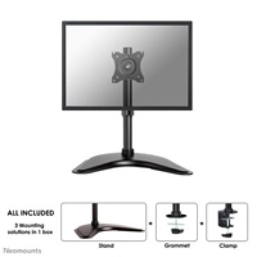 10-30" Select monitor desk mount, -pöytäteline näytölle, musta