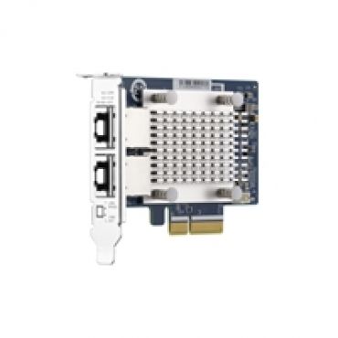 5G LAN x2-laajennuskortti NAS-asemille/tietokoneille, PCIe 3.0 x2, 2x RJ-45