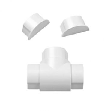 Adapterisetti, 50x25mm, valkoinen