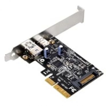 USB 3.1 -lisäkortti, 1 x Type-A + 1 x Type-C, PCI-E x2