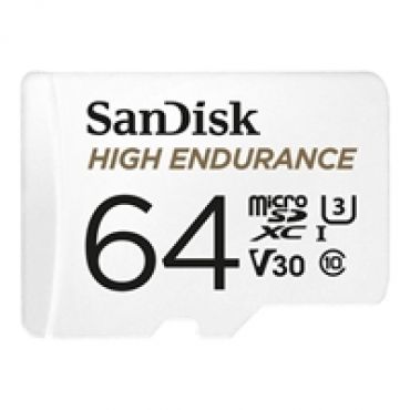 64GB High Endurance, microSDXC -muistikortti, UHS-I V30 U3, 100/40 MB/s