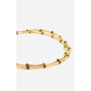 Long Gold Brass Necklace - Gold - TU - Vanessa Bruno