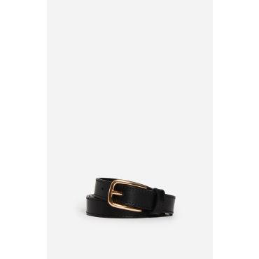 Black Smooth Leather Belt 20mm - Black - Size L - Vanessa Bruno