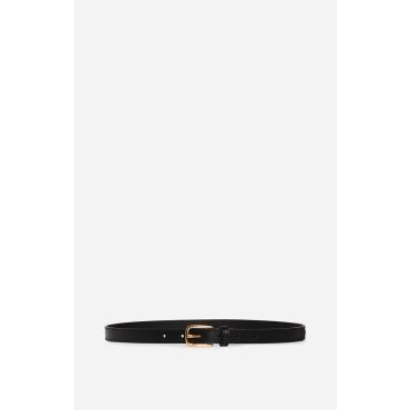 Black Smooth Leather Belt 20mm - Black - Size L - Vanessa Bruno