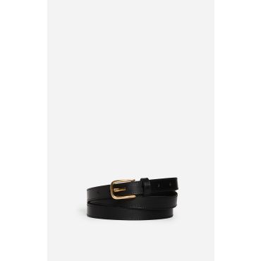 Black Smooth Leather Belt 20mm - Black - Size L - Vanessa Bruno