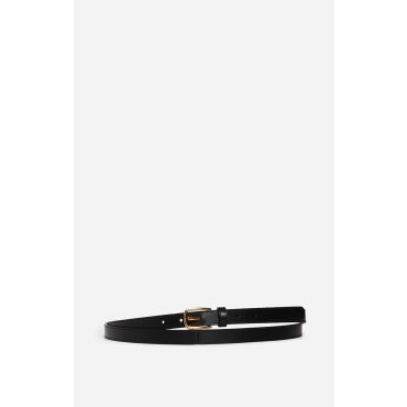 Black Smooth Leather Belt 20mm - Black - Size L - Vanessa Bruno