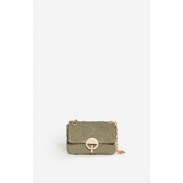 Small Linen Moon Bag - Khaki - Size Petit - Vanessa Bruno