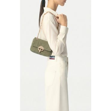 Small Linen Moon Bag - Khaki - Size Petit - Vanessa Bruno