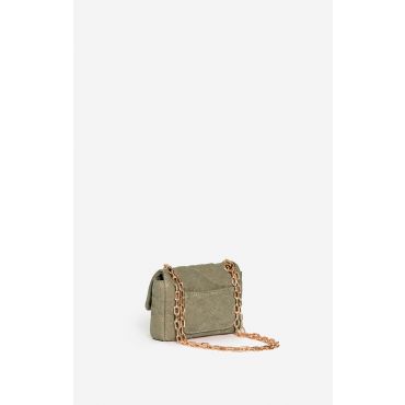 Small Linen Moon Bag - Khaki - Size Petit - Vanessa Bruno