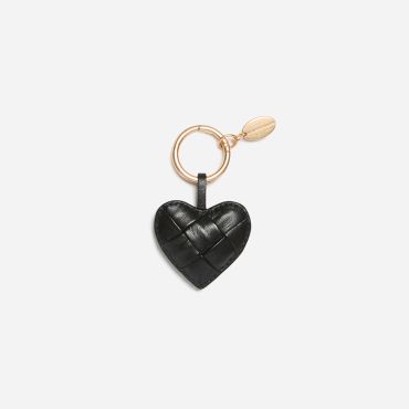 Leather Heart Charm - Black - Woman - Vanessa Bruno