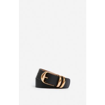 Black Smooth Leather Belt 30mm - Black - Size S - Vanessa Bruno