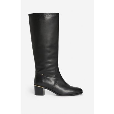 Smooth Leather Riding Boots - Black - Size 40 - Vanessa Bruno