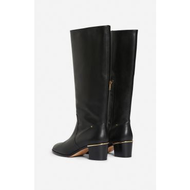 Smooth Leather Riding Boots - Black - Size 40 - Vanessa Bruno