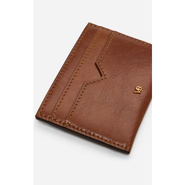 Leather Card Holder - Havana - TU - Vanessa Bruno