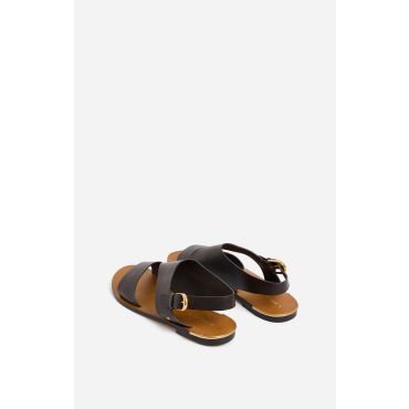 Flat Sandal - Ebony - Size 39 - Vanessa Bruno