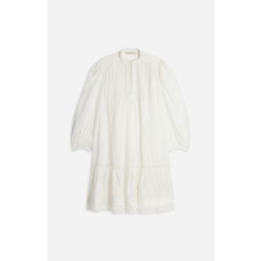 Haley Embroidered Dress - White - Size M - Vanessa Bruno
