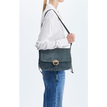 Large Leather Othilia Bag - Alloy - Size Grand - Vanessa Bruno