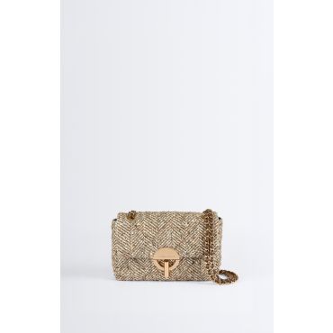 Medium Tweed Moon Bag - Mole - Size Moyen - Vanessa Bruno