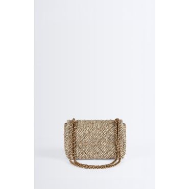 Medium Tweed Moon Bag - Mole - Size Moyen - Vanessa Bruno