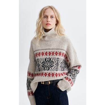 Huguette Sweater - Oat - Size 3 - Vanessa Bruno