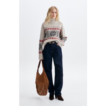 Huguette Sweater - Oat - Size 3 - Vanessa Bruno