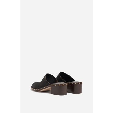 Heeled Clogs 45mm - Ebony - Size 41 - Vanessa Bruno
