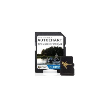 Euroopan Kartta Humminbird Zero Line Micro Sd Autochart-ohjelmistolle As-autochart-msd