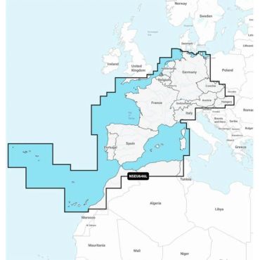 Kartta Garmin Navionics + Europe, Centrale Et Ouest 010-c1275-20
