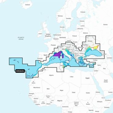 Kartta Garmin Navionics Vision+ Välimeri Ja Mustameri 010-c1272-00