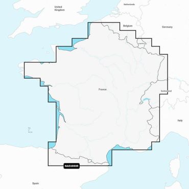 Kartta Navionics + Regular Sd-muoto Ranska Sisävedet N-naeu080-r