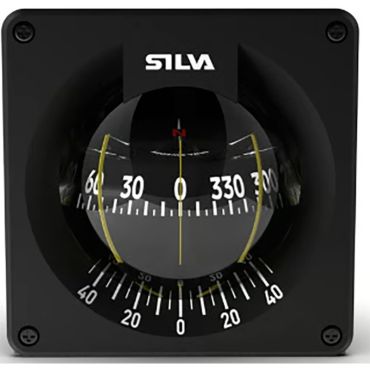 Kompassi Silva 100b/h Pacific Väliseinäkiinnitykseen, Kallistusmittariin Ja 12v-valaistukseen Sv-37183-0011