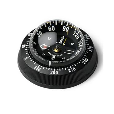 Kompassi Silva 85 Musta, Litteä Nasta-asennus Suuntamuistilla 360o Sv-37171-0001