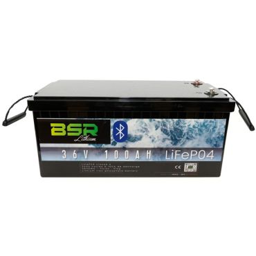 Litiumakku Bsr Monobloc Lifepo4 36v100ah + Ei Vesitiivis Laturi 10 A Bsr-bac-36100