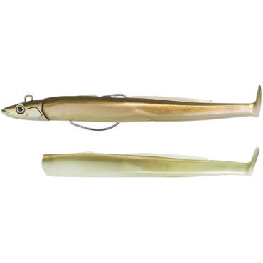 Pehmeän Vieheen Aseistettu Setti Fiiish Combo Black Eel 150 + Painotettu Pää Shore Be1256