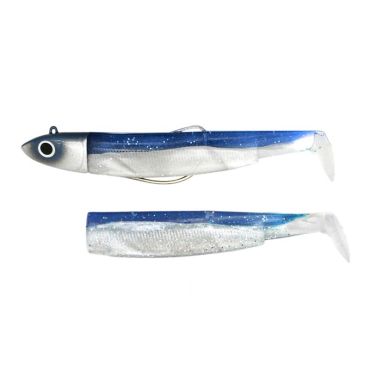 Varustettu Pehmeän Vieheen Setti Fiiish Combo Black Minnow 90 + Painotettu Pää Off Shore Bm3005