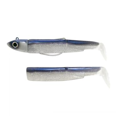 Varustettu Pehmeän Vieheen Setti Fiiish Combo Black Minnow 90 + Painotettu Pää Off Shore Bm3006