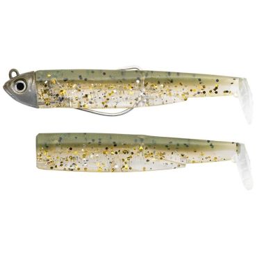 Aseistettu Pehmeä Viehesetti Fiiish Combo Black Minnow 105 + Shore-painopää Bm3142