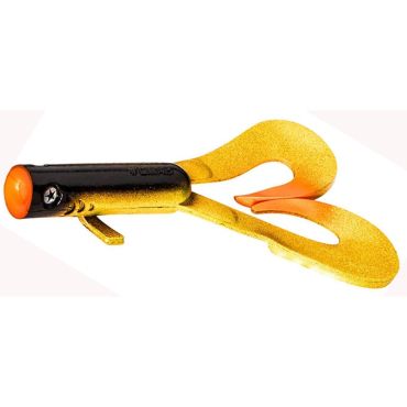 Pehmeä Viehe Lmab Drunk Dancer - 15cm Drunkdanc15blk-goldorange