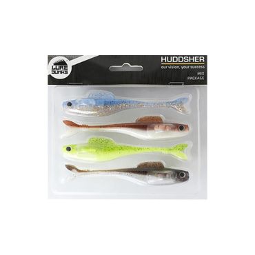 Pehmeä Viehe Lurejunks Huddsher - 11.5cm - Pakkaus 4 Ftlmix115